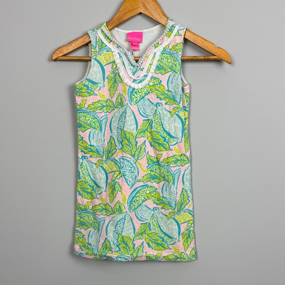 Lilly Pulitzer Girls Mini Harper Shift Dress. Size M (6/7).